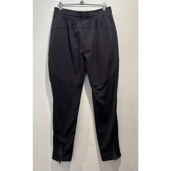 Gymshark Tapered Leg Pants Men’s Size Small Pull On Textured Black Athletic Zip - Picture 5 of 10